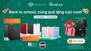 SEAGATE BACK TO SCHOOL 2025 – SĂN QUÀ CỰC CHẤT!
